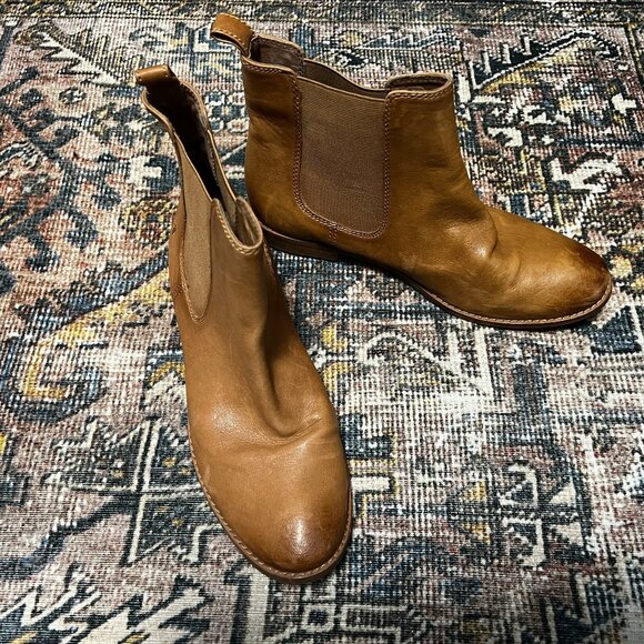 Frye Anna Chelsea Boots Leather Ankle Boots 3479 - Picture 4 of 5